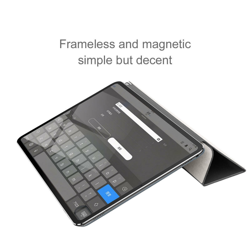 Bao Da iPad Pro 12.9 2021 Hiệu Basues Hít Lưng Chính Hãng với chất liệu da cao cấp, mịn mền lưng hít kính máy, chức năng đóng tắt dể sử dụng